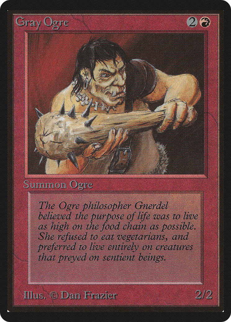 {C} Gray Ogre [Beta Edition][LEB 157]