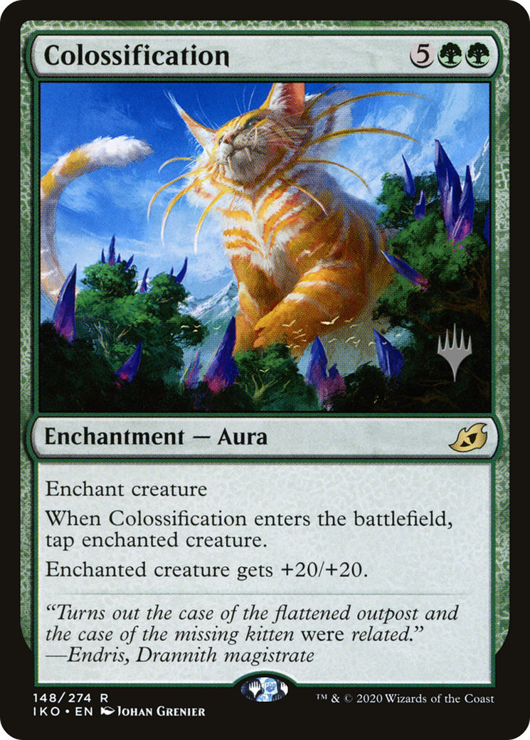 {R} Colossification (Promo Pack) [Ikoria: Lair of Behemoths Promos][PP IKO 148]