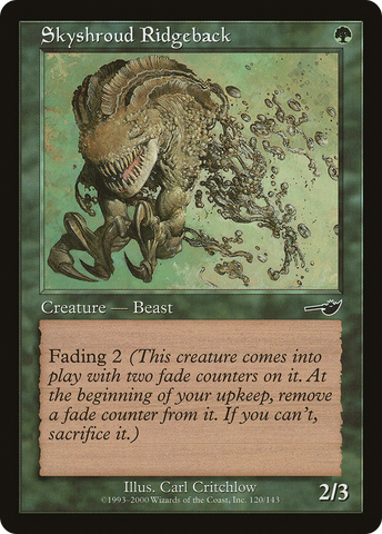 {C} Skyshroud Ridgeback [Nemesis][NEM 120]