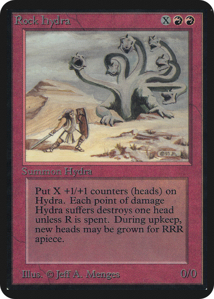 {R} Rock Hydra [Alpha Edition][LEA 171]