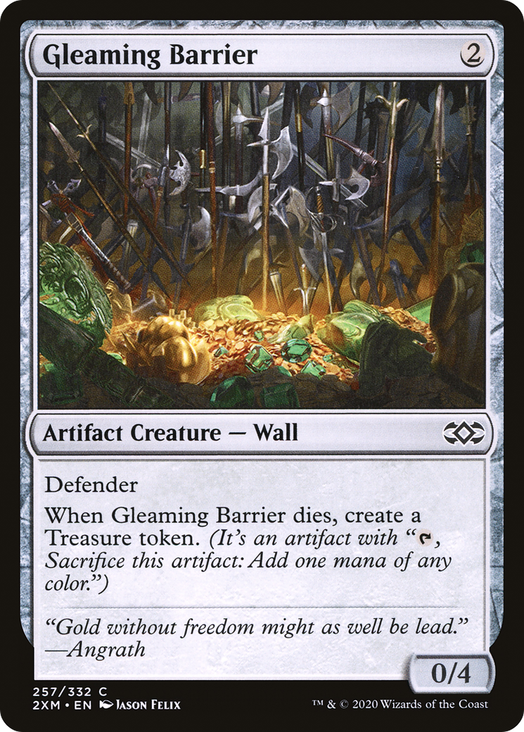 {C} Gleaming Barrier [Double Masters][2XM 257]