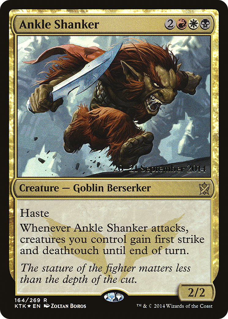 {R} Ankle Shanker [Khans of Tarkir Prerelease Promos][PR KTK 164] - Misty Mountain Games