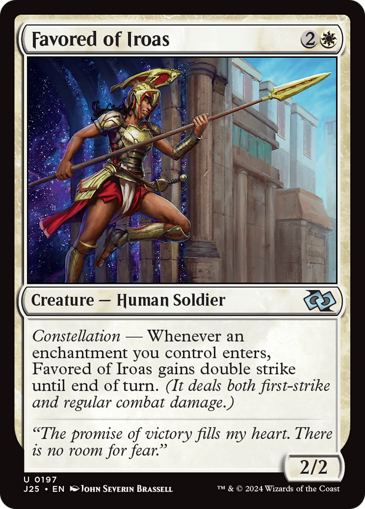 {C} Favored of Iroas [Foundations Jumpstart][J25 197]