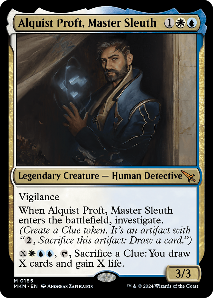{@R} Alquist Proft, Master Sleuth [Murders at Karlov Manor][MKM 185]