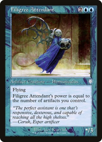 {C} Filigree Attendant (Retro) [The Brothers' War Commander][BRC 085]