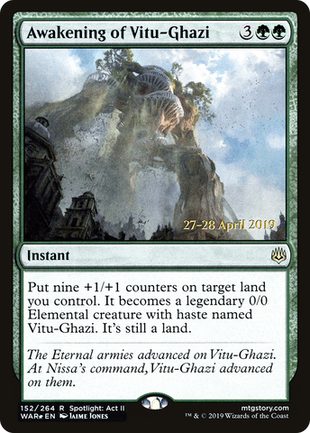 {R} Awakening of Vitu-Ghazi [War of the Spark Prerelease Promos][PR WAR 152]