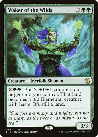 {R} Waker of the Wilds [Zendikar Rising Commander][ZNC 086]