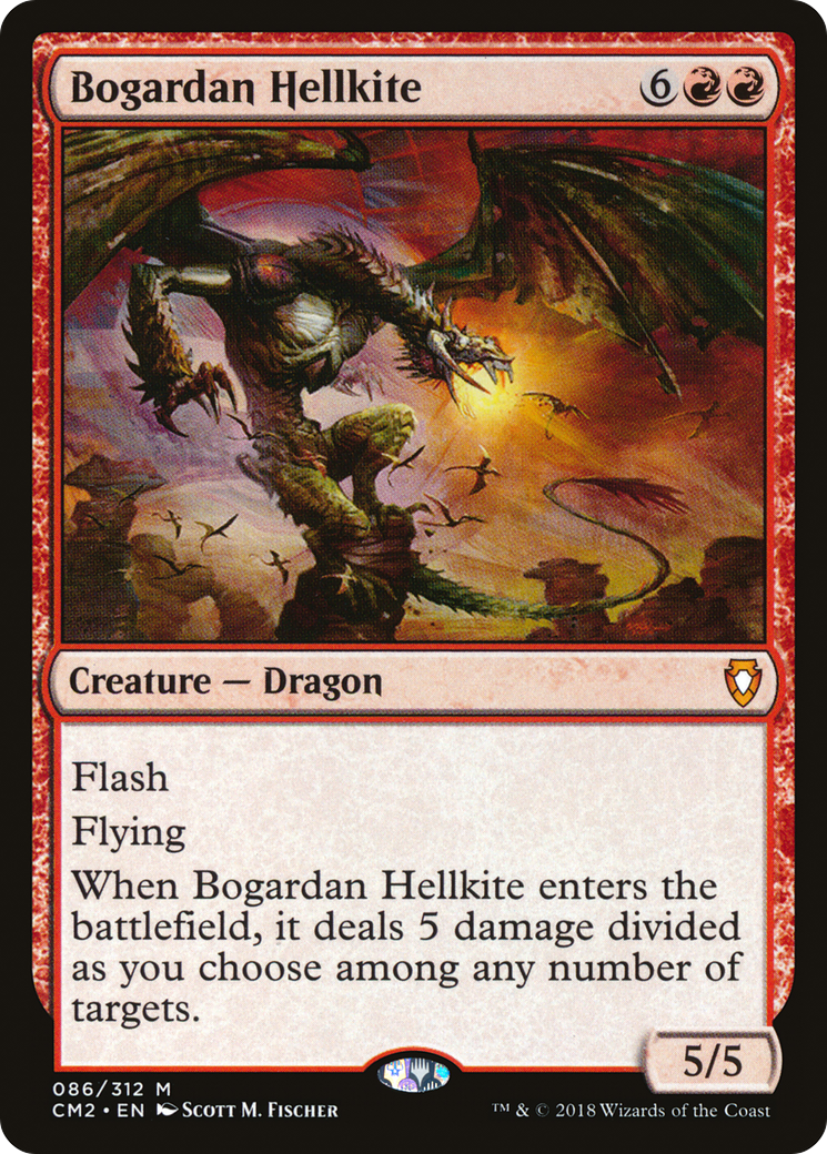 {R} Bogardan Hellkite [Commander Anthology Volume II][CM2 086]