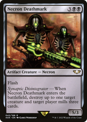 {R} Necron Deathmark [Universes Beyond: Warhammer 40,000][40K 042]