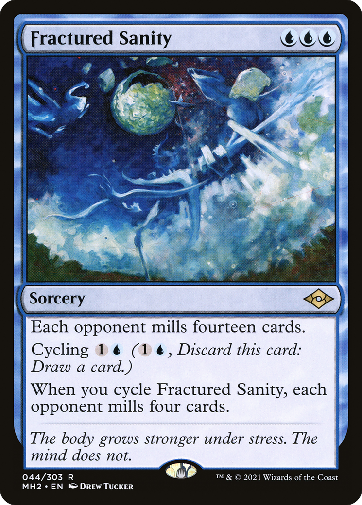 {R} Fractured Sanity (Foil) [Modern Horizons 2] [MH2 044]