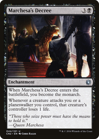 {C} Marchesa's Decree [Conspiracy: Take the Crown][CN2 044]
