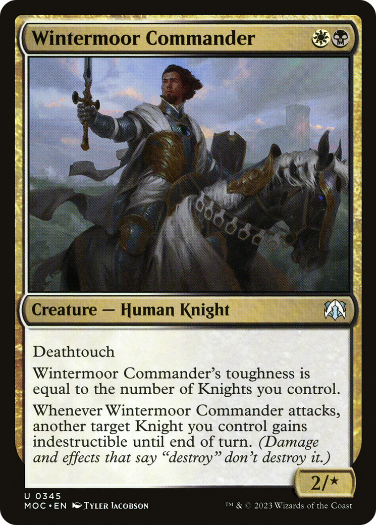 {C} Wintermoor Commander [March of the Machine Commander][MOC 345]