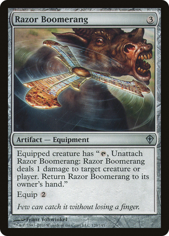 {C} Razor Boomerang [Worldwake][WWK 129]