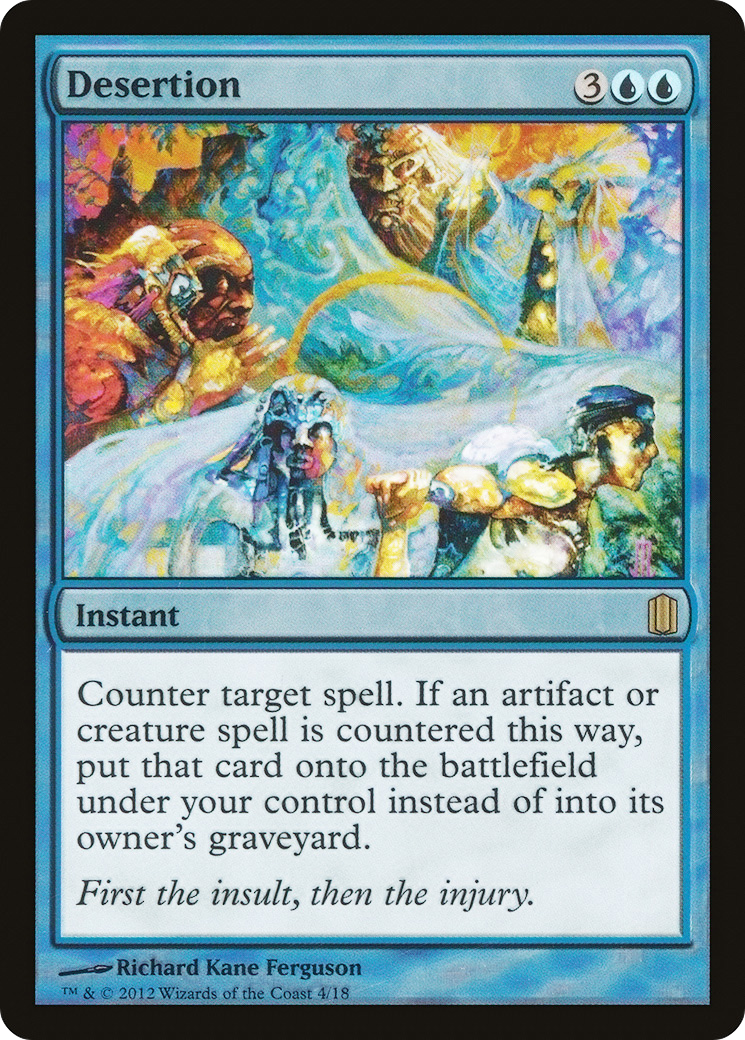 {R} Desertion [Commander's Arsenal][CM1 004]