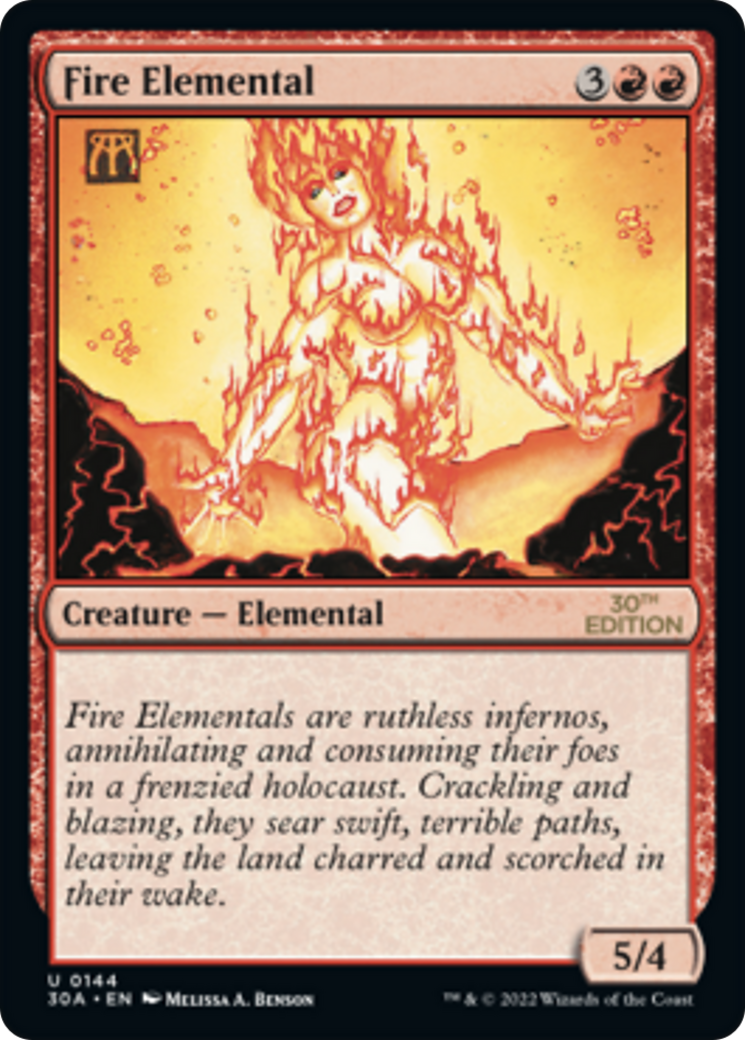 {C} Fire Elemental [30th Anniversary Edition][30A 144]