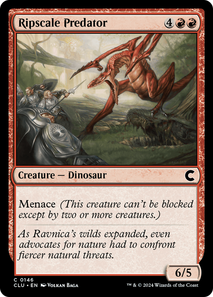 {C} Ripscale Predator [Ravnica: Clue Edition][CLU 146]