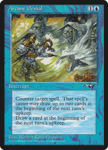 {C} Arcane Denial (Holding Sword) [Alliances][ALL 22A]
