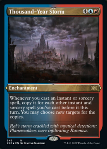 {R} Thousand-Year Storm (Foil Etched) [Double Masters 2022][2X2 545]