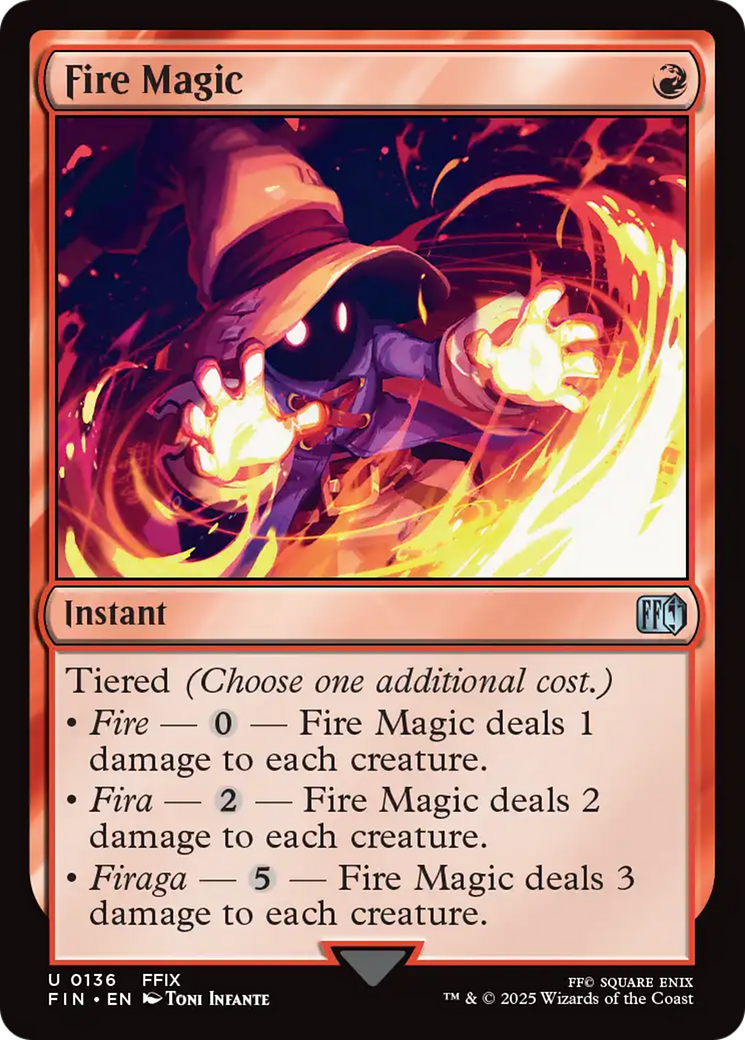 {@C} Fire Magic [FINAL FANTASY][FIN 136]