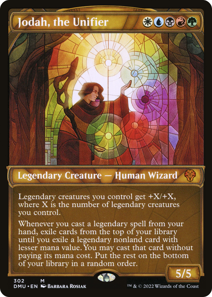 {R} Jodah, the Unifier (Showcase) [Dominaria United][DMU 302]