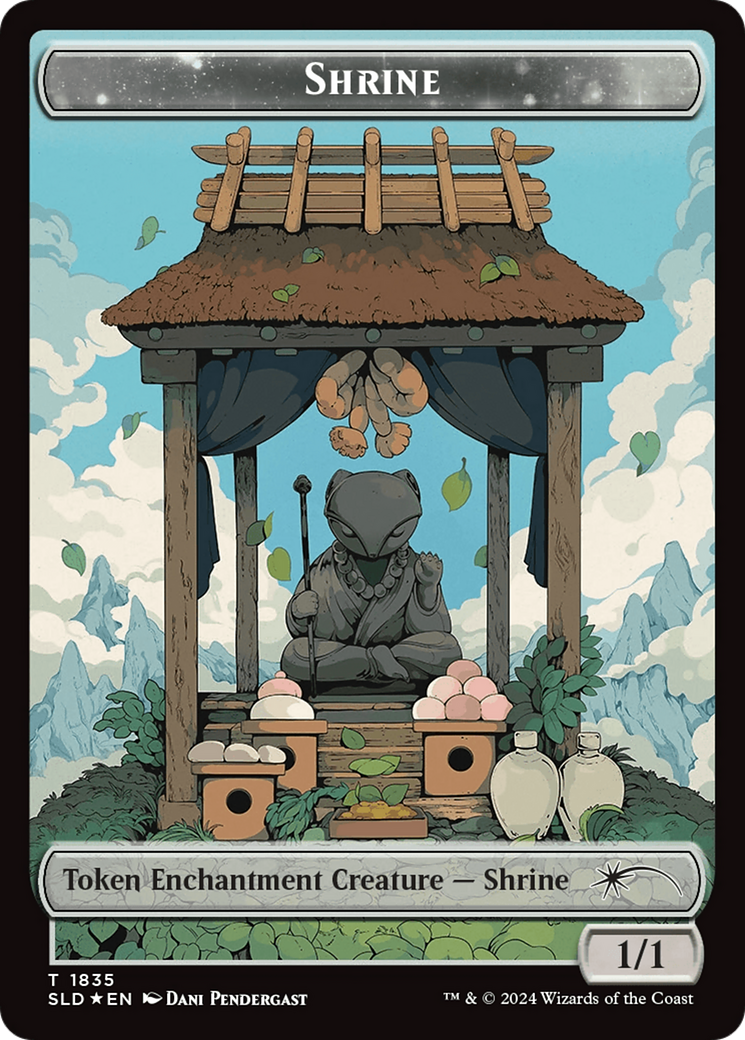 {T} Shrine Token (Rainbow Foil) [Secret Lair: From Cute to Brute Tokens][SLD 1835]