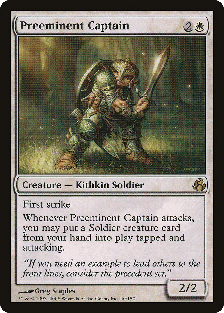 {R} Preeminent Captain [Morningtide][MOR 020]