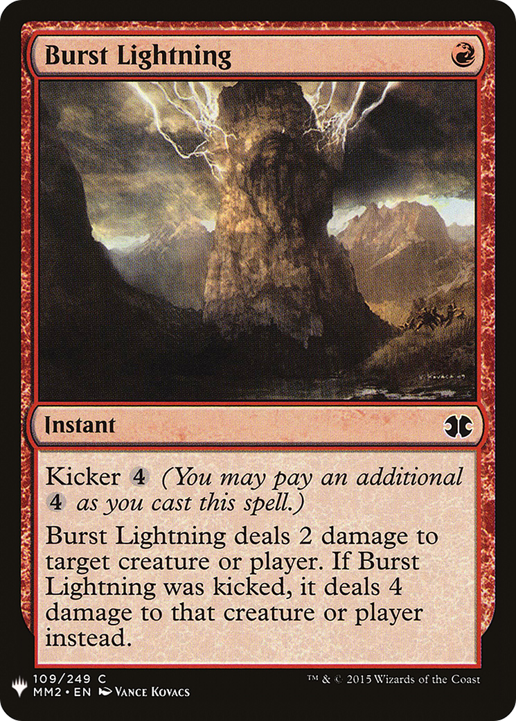 {C} Burst Lightning [Mystery Booster][LS MM2 109]