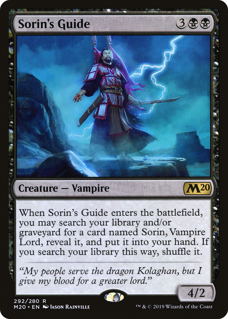 {R} Sorin's Guide [Core Set 2020][M20 292]