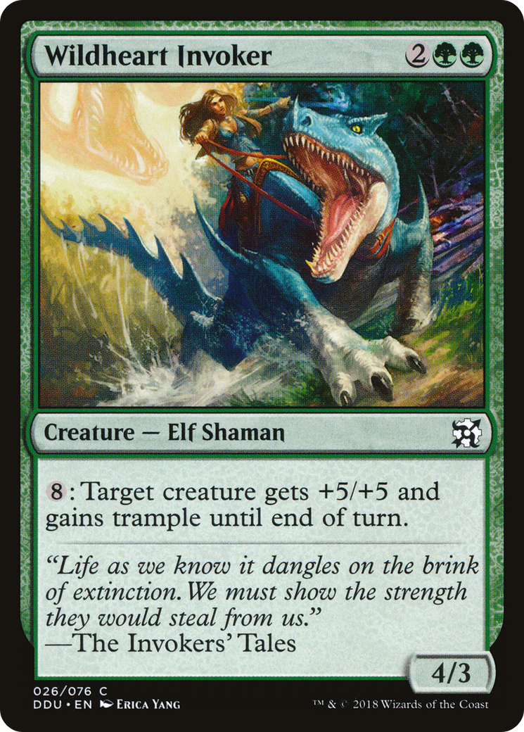 {C} Wildheart Invoker [Duel Decks: Elves vs. Inventors][DDU 026]