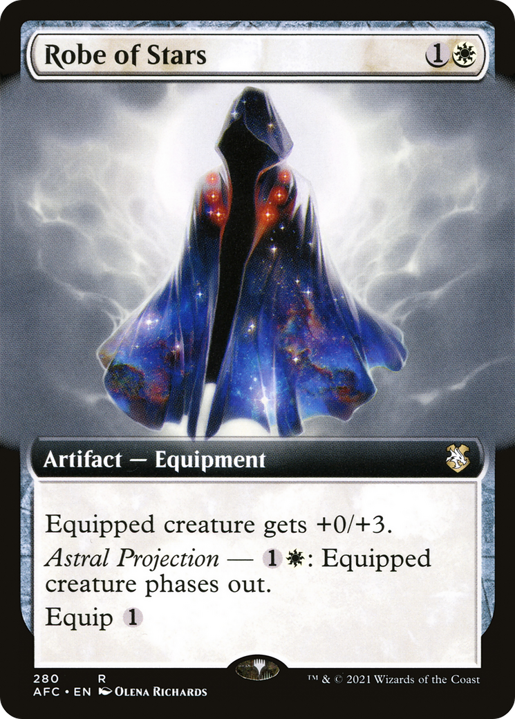{R} Robe of Stars (Extended Art) [Dungeons & Dragons: Adventures in the Forgotten Realms Commander][AFC 280]