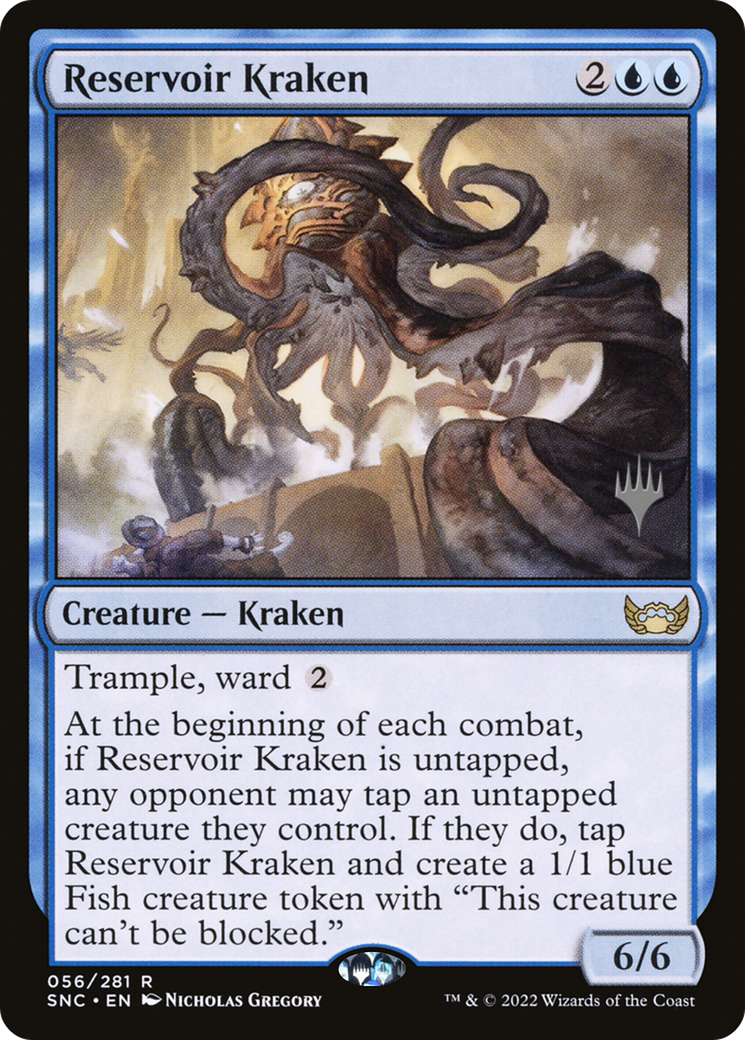 {R} Reservoir Kraken (Promo Pack) [Streets of New Capenna Promos][PP SNC 056]