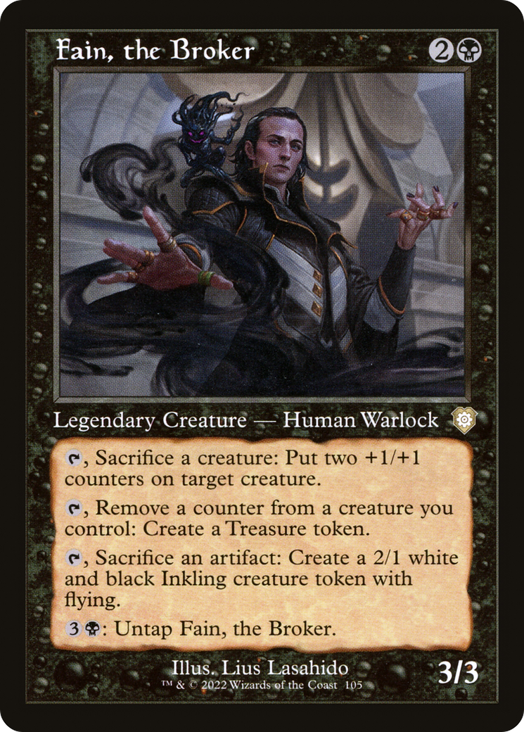 {R} Fain, the Broker (Retro) [The Brothers' War Commander][BRC 105]