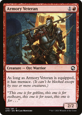 {C} Armory Veteran [Dungeons & Dragons: Adventures in the Forgotten Realms][AFR 130]