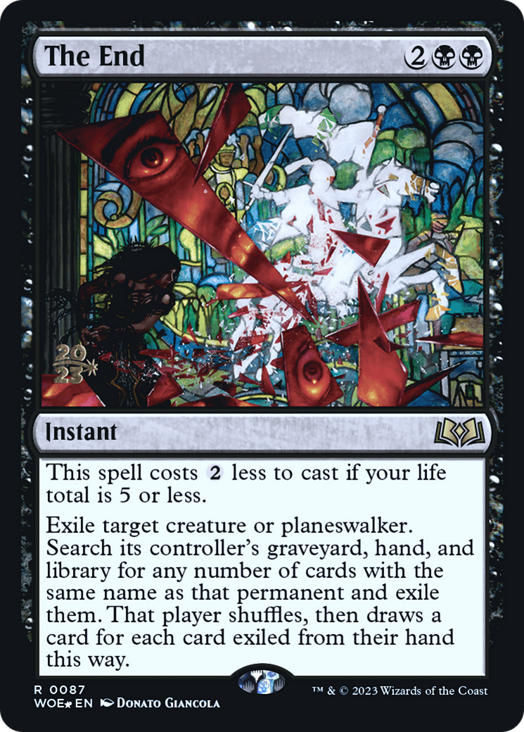 {@R} The End [Wilds of Eldraine Prerelease Promos][PR WOE 087]