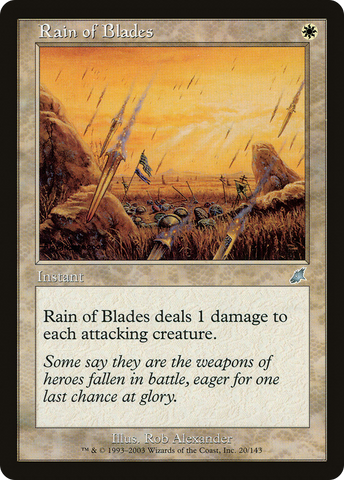 {C} Rain of Blades [Scourge][SCG 020]