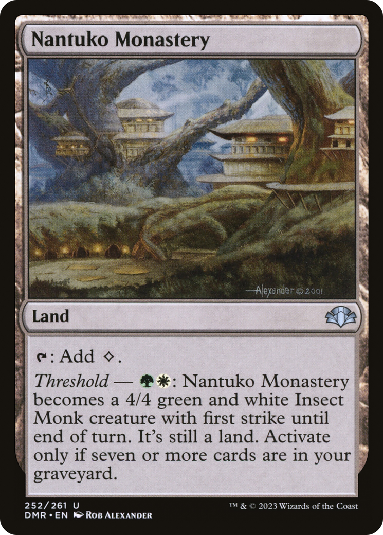 {C} Nantuko Monastery [Dominaria Remastered][DMR 252]