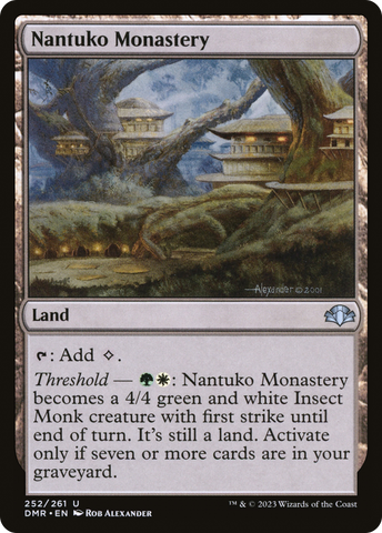 {C} Nantuko Monastery [Dominaria Remastered][DMR 252]