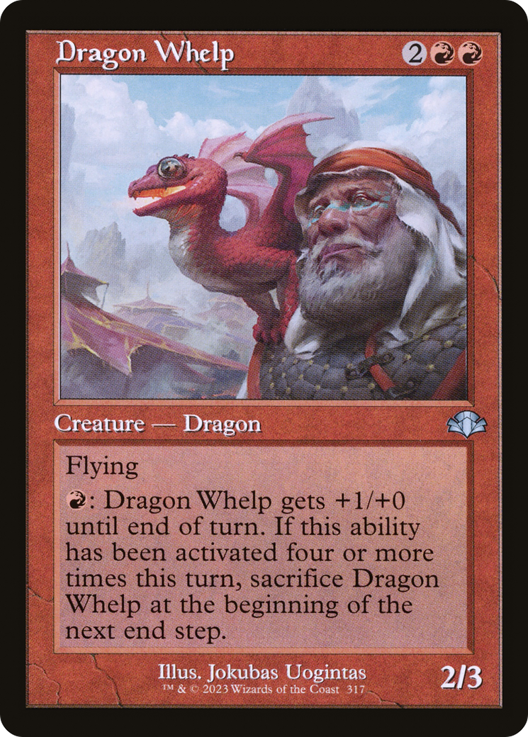 {C} Dragon Whelp (Retro) [Dominaria Remastered][DMR 317]