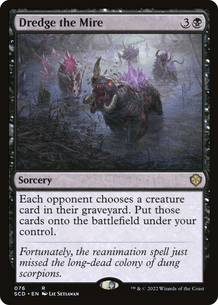 {R} Dredge the Mire [Starter Commander Decks][SCD 076]