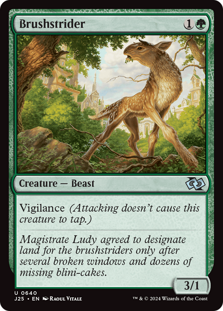 {C} Brushstrider [Foundations Jumpstart][J25 640]