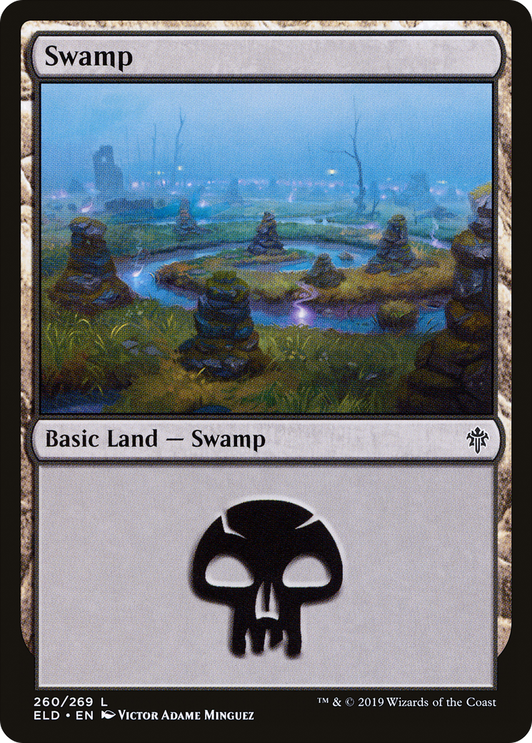 {B}[ELD 260] Swamp (260) [Throne of Eldraine]