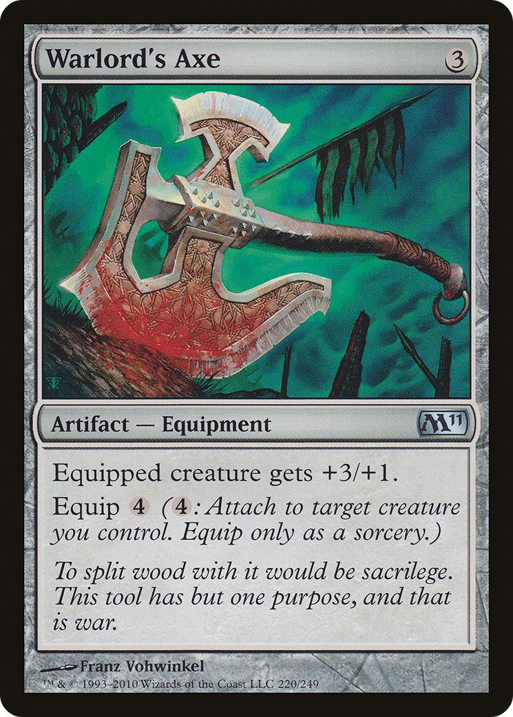 {C} Warlord's Axe [Magic 2011][M11 220]