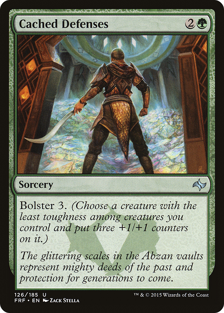 {C} Cached Defenses [Fate Reforged][FRF 126]