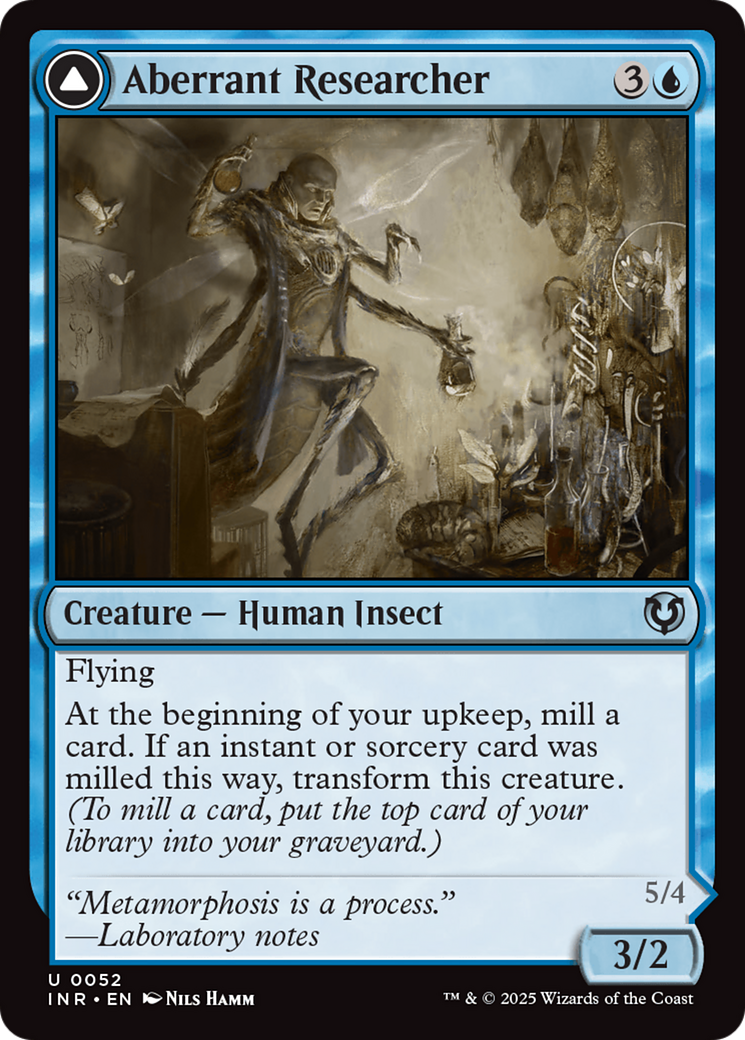 {C} Aberrant Researcher // Perfected Form [Innistrad Remastered][INR 052]