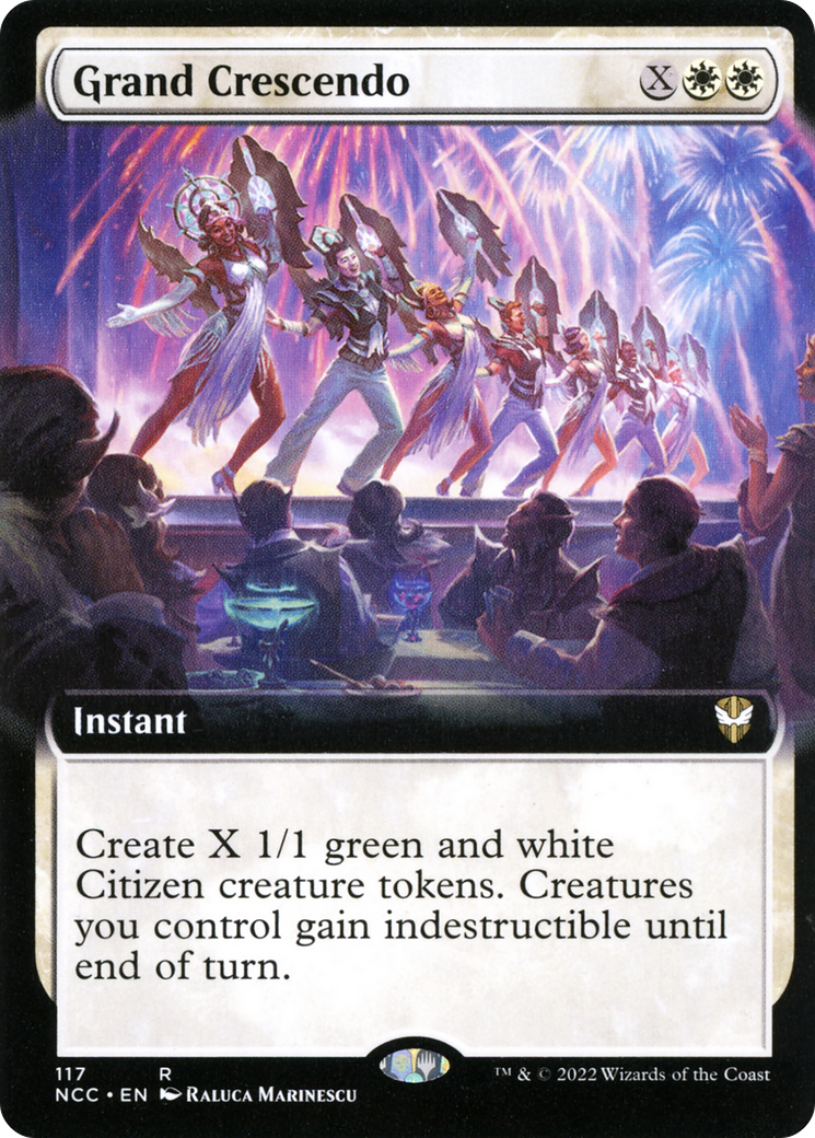 {R} Grand Crescendo (Extended Art) [Streets of New Capenna Commander][NCC 117]