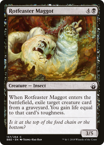 {C} Rotfeaster Maggot [Battlebond][BBD 157]