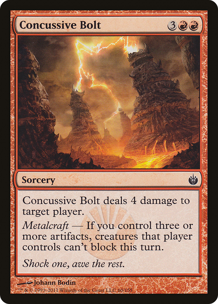 {C} Concussive Bolt [Mirrodin Besieged][MBS 060]