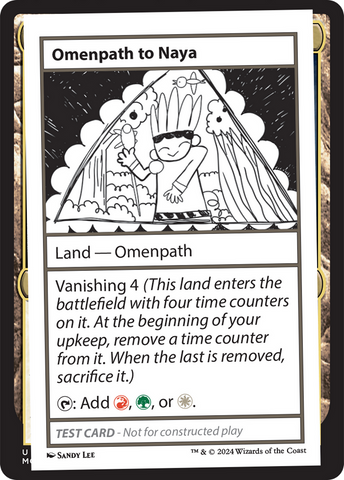 {C} Omenpath to Naya [Mystery Booster 2 Playtest Cards][MB2 PLAYTEST]