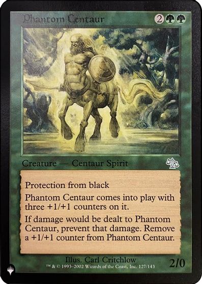 {C} Phantom Centaur (black ink misprint) [Mystery Booster][MB1 JUD 127]