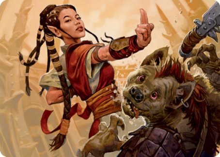 {A} Half-Elf Monk Art Card [Dungeons & Dragons: Adventures in the Forgotten Realms Art Series][AAFR 028]